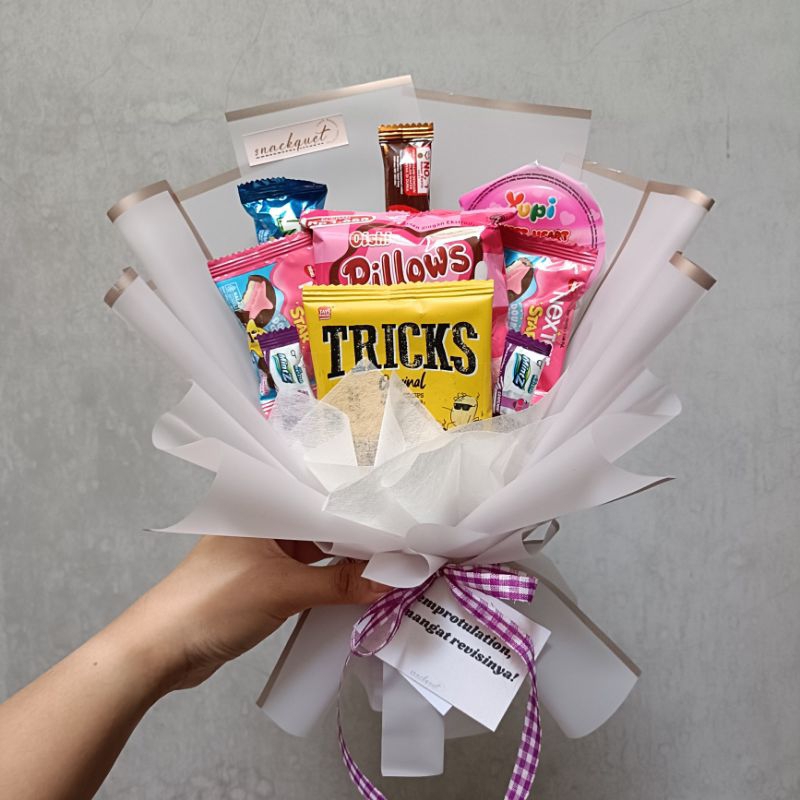 

SNACKQUET XS | hadiah ulang tahun / graduation / hampers / bouquet