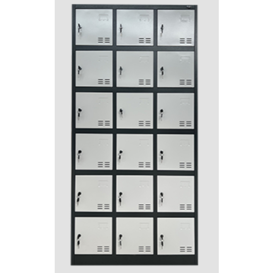 Loker Besi 18 Pintu LH-018 - Locker Besi - Loker besi - Loker 18 pintu - Loker karyawan - Loker Besi