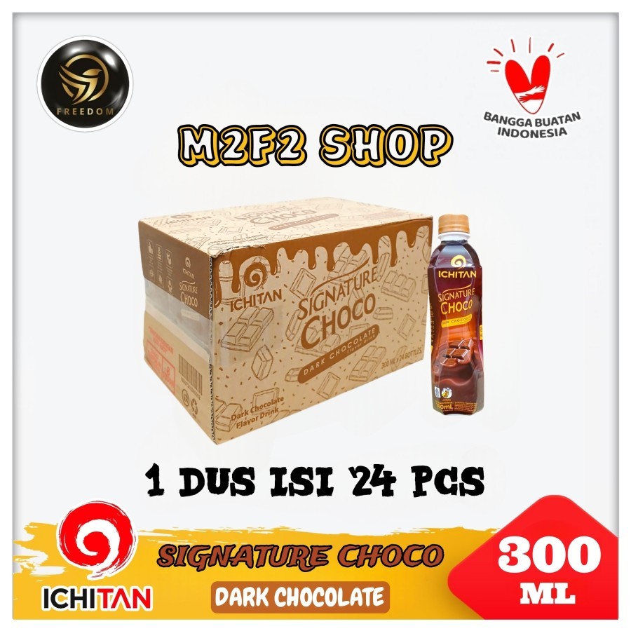 

Ichitan Signature Choco Dark Chocolate Flavor | Cokelat Hitam Botol Pet - 300 ml (Kemasan Karton)
