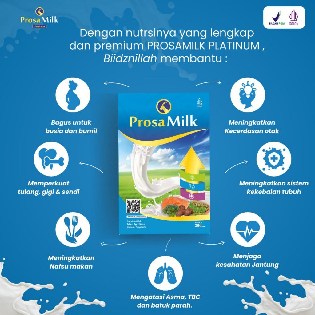 

PROSAMILK PLATINUM Susu Kambing Etawa Plus Herbal