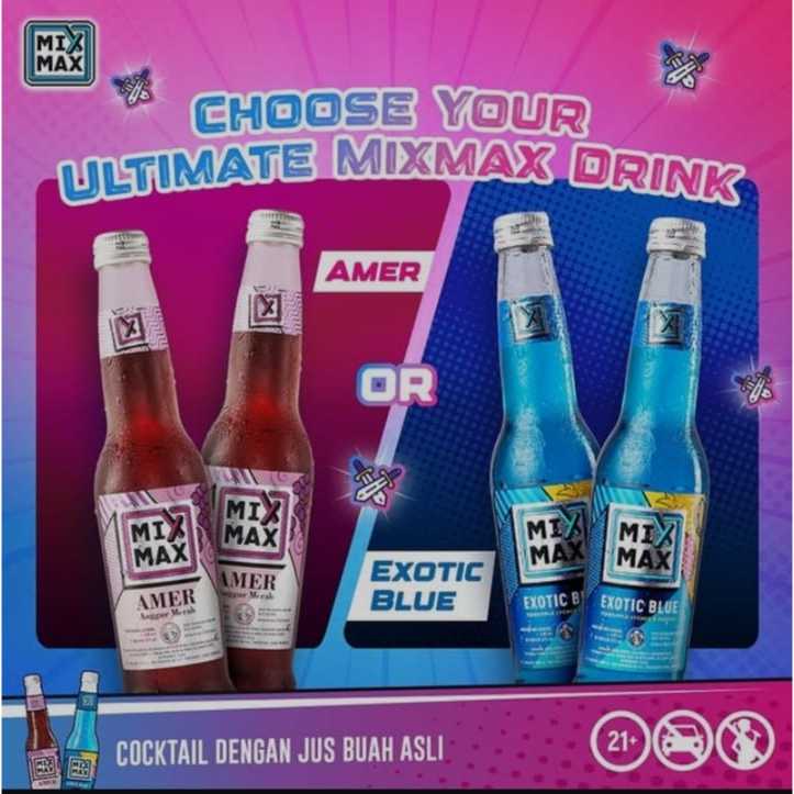 

Bebas Pilih 2 Botol !! MiX MaX Exo Blue Am