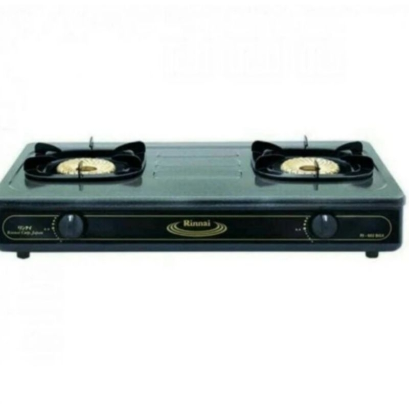 Kompor Gas Rinnai RI-602 BGX | Kompor Gas 2 Tungku Rinnai RI 602 BGX - Rinnai RI602BGX