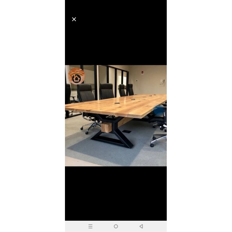 Meja kantor minimalis meja meeting kantor modern