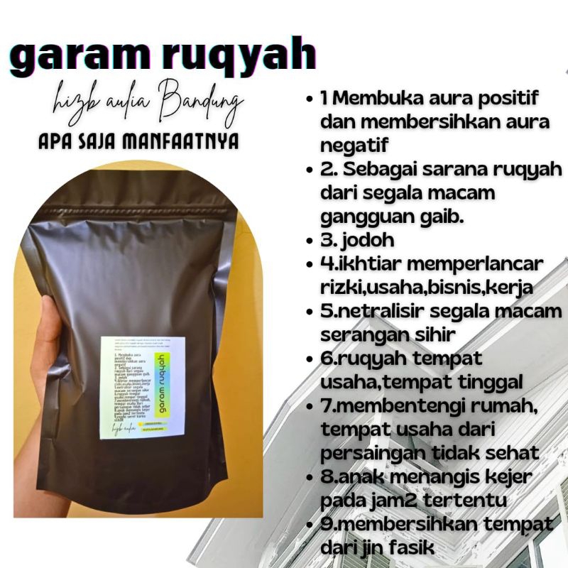 

garam doa ruqyah murni hizib aulia al latif 350 gram