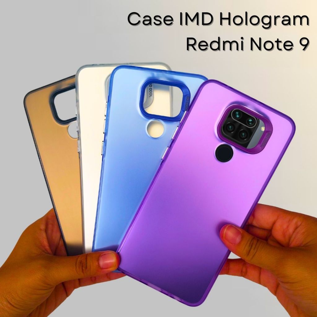 Xiaomi Redmi Note 9 Case Softcase IMD HOLOGRAM PLATE Case Casing Hp Redmi Note 9
