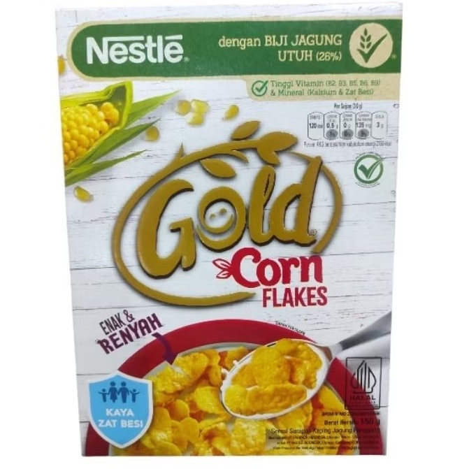 

NESTLE CORNFLAKES GOLD KEMASAN BARU 150gr / 275GR