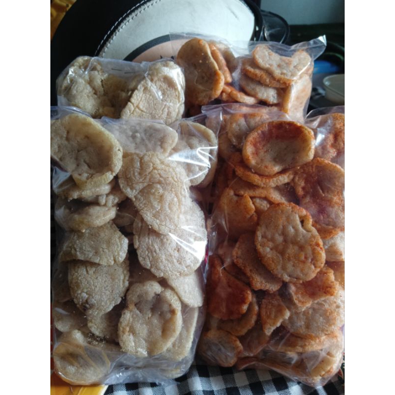 

KRUPUK JENGKOL PEDAS 100gram Maknyuss