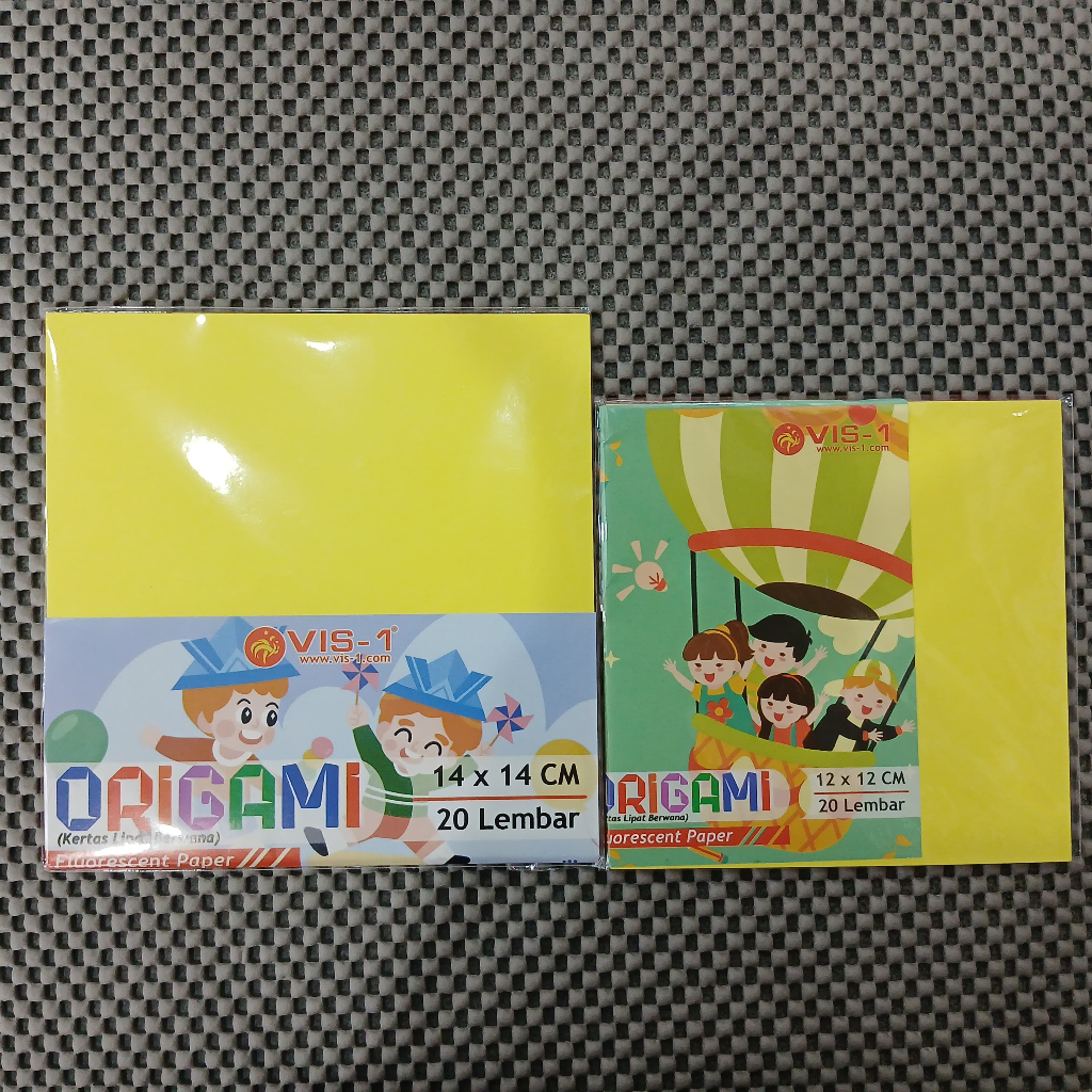

VIS 1 KERTAS ORIGAMI 12cm x 12cm 14cm x 14cm