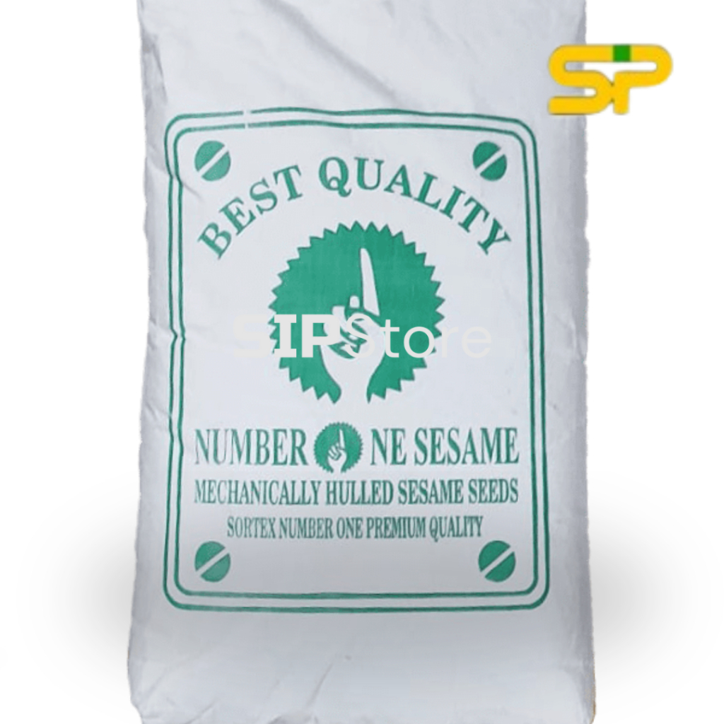 

Wijen Putih "NUMBER ONE" @25kg / Wijen Wijen Putih Super Best Quality / Wijen Number One Sesame Seeds 25kg
