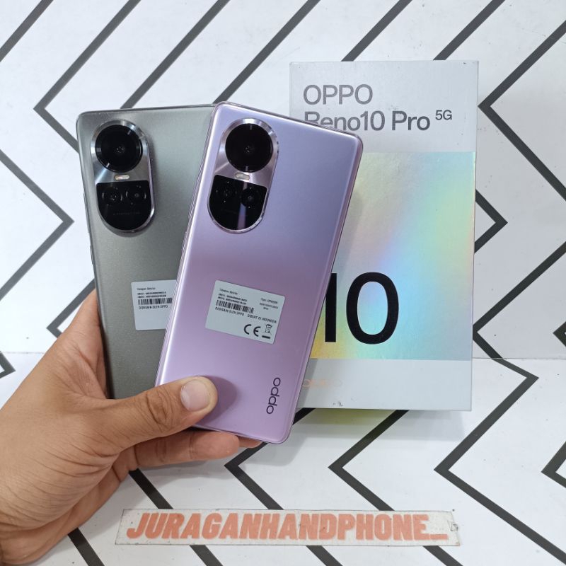 Oppo Reno 10 Pro 5G Ram 12/256GB Hp Second Seken Bekas Fullset