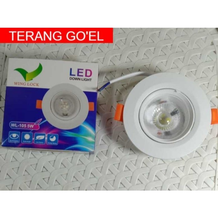 Lampu Led Downlight / Lampu Plafon Downlight - Kuning, 5 Watt