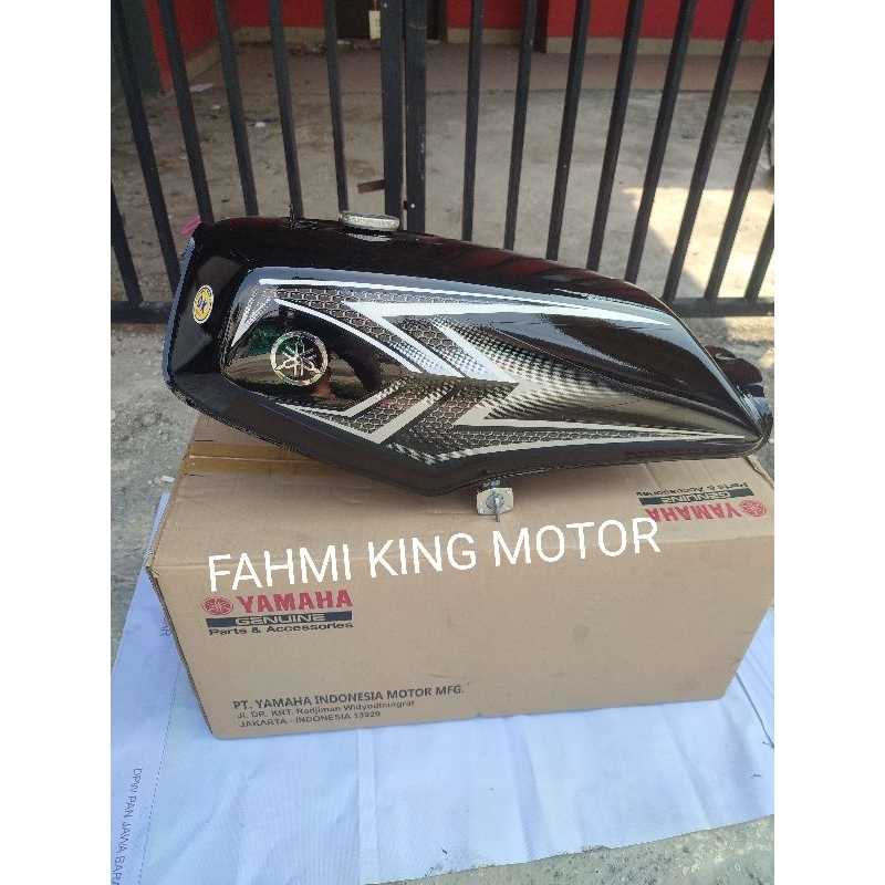 TANGKI TENGKI RXKING RX KING FULL SET ASLI ORIGINAL YGP GRES BARU STRIPING 2004 SIAP PASANG DI MOTOR