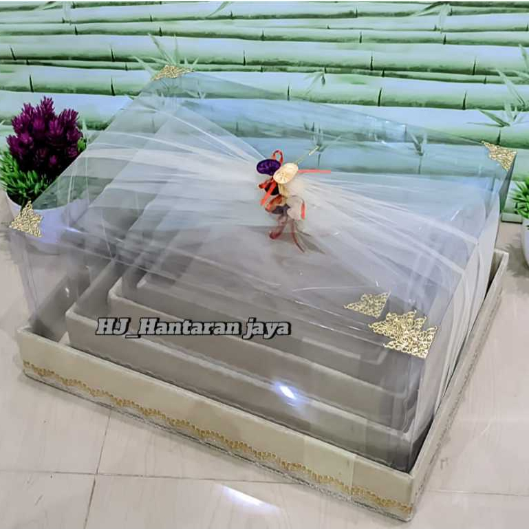 

Kotak Seserahan Pernikahan Set Lengkap Isi 4 Box Hantaran Parcel Mika