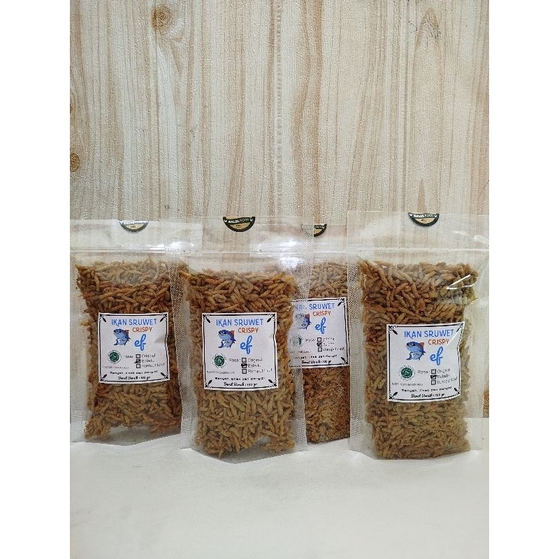 

Baby Fish Ikan Sruwet Crispy / Baby Fish Kriuk 100gr / Cemilan Sehat