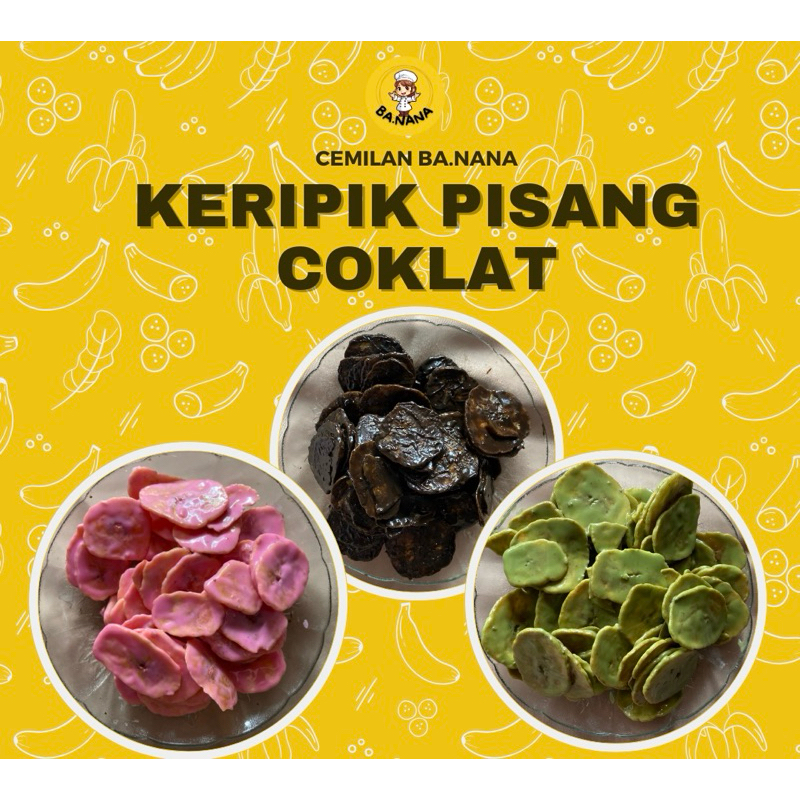 

Kripik Pisang Coklat Lumer isi 50gr