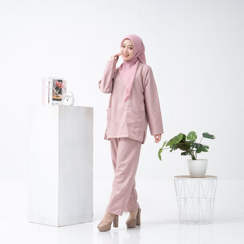 baju ok toyobo basic  lengan panjang celana