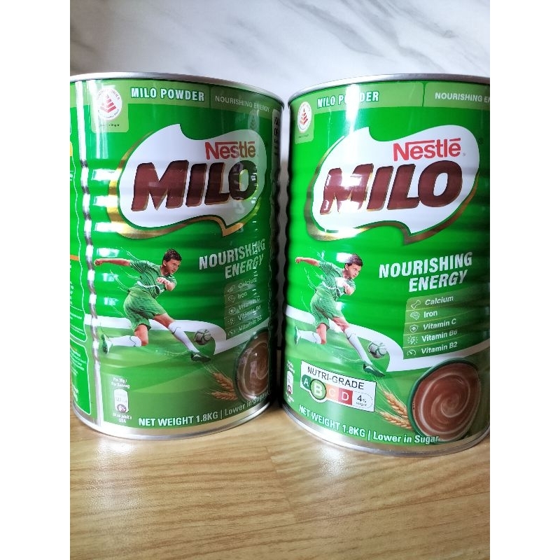 

READY Milo Bubuk Singapore Lower In Sugar 1,8Kg Exp Apr 2026