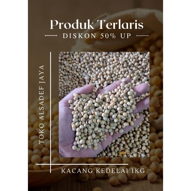 

1Kg/1000g KACANG KEDELAI SUPER IMPORT (GRADE.A) | KACANG KEDELAI PUTIH | WHITE SOY BEAN MURAH