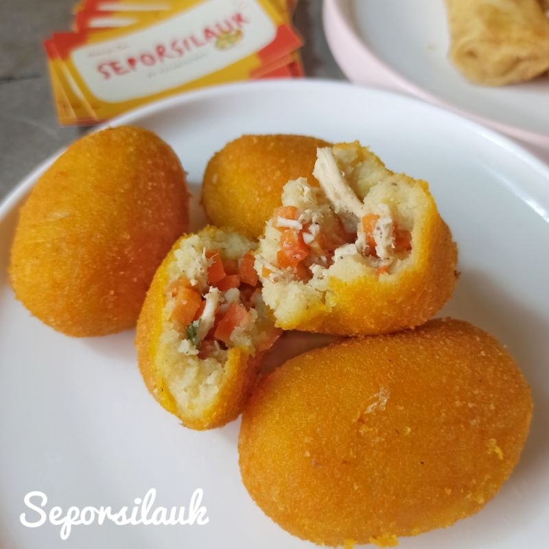 

kroket ayam sayur