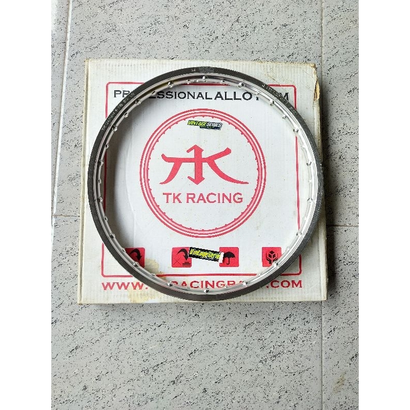 VELG TK RACING TK JAPAN  120X17 SILVER VELG JARI JARI TK JAPAN UKURAN 120X17 silver