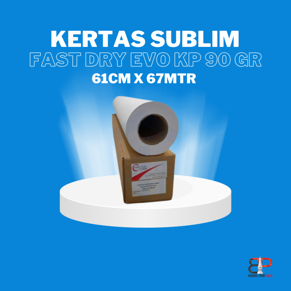 

Kertas Sublim Fast Dry Evo KP 90 GR 61CM x 67MTR