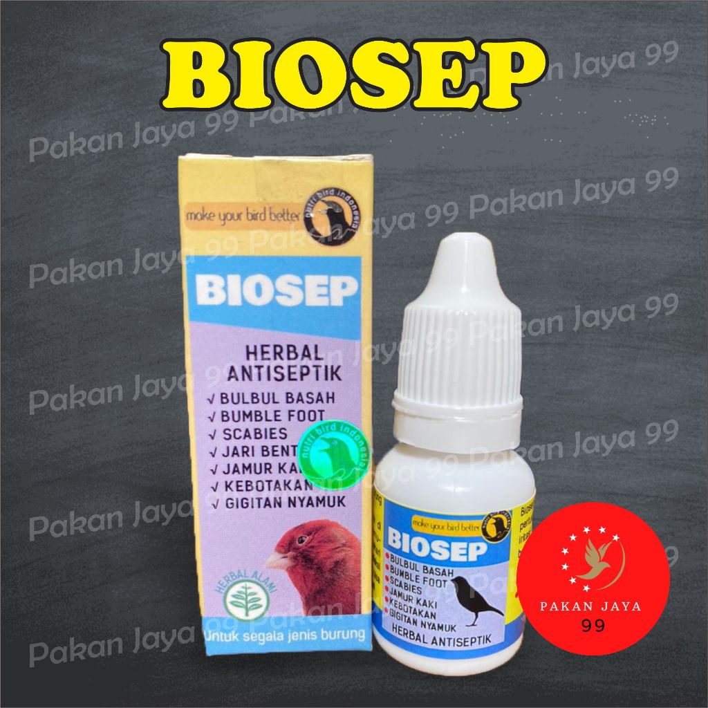 READY BIOSEP NUTRIBIRD OBAT KAKI BURUNG SAKIT LUKA     BENGKAK MENGOBATI JAMUR KUTU SCABIEST INFEKSI
