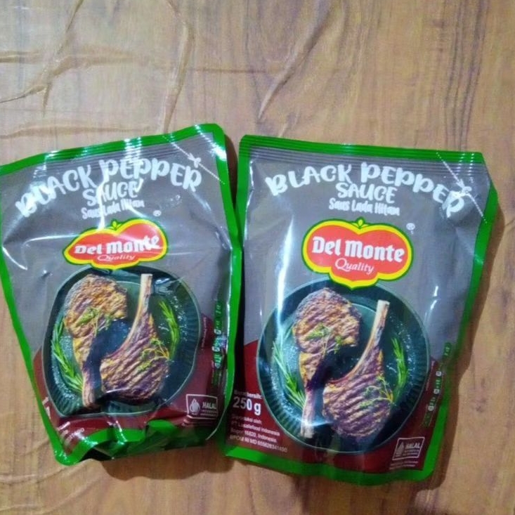 

saos blackpepper del monte 250gr