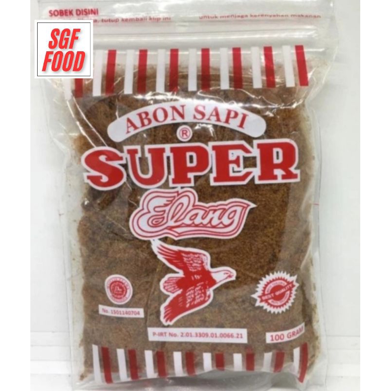 

abon sapi super cap elang 100 gram abon sapi super elang 100 gram