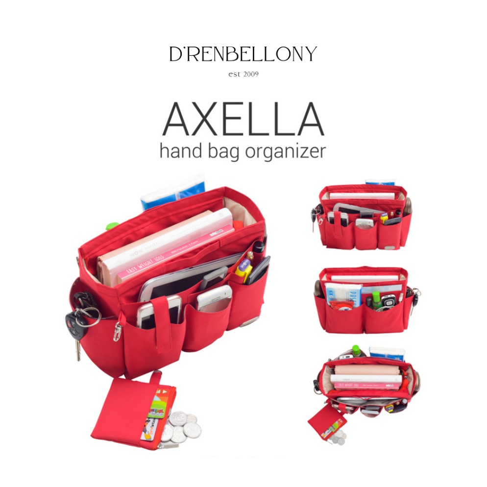 KODE C27H DRENBELLONY Axella Bag Organizer Tas Organizer Dalaman Tas Besar