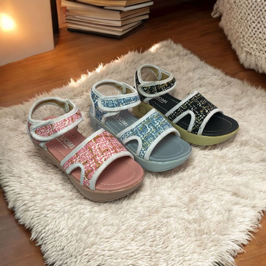 YUOMI Sandal Anak Cwe/perempuan umur 7-13 th Wedges lucu