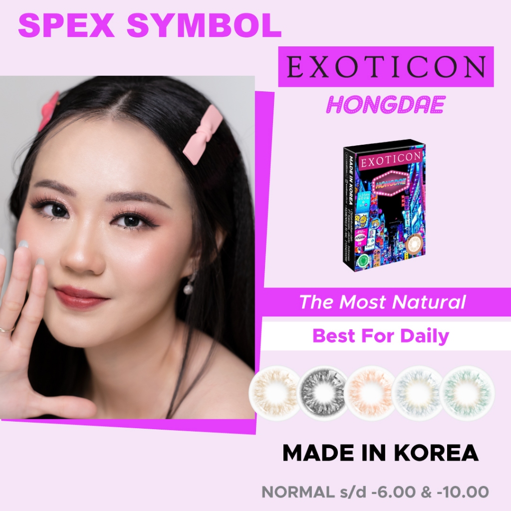 Spex Symbol Softlens Hongdae Varian Emily | Anya | Livi | Kim | Tasya by Exoticon