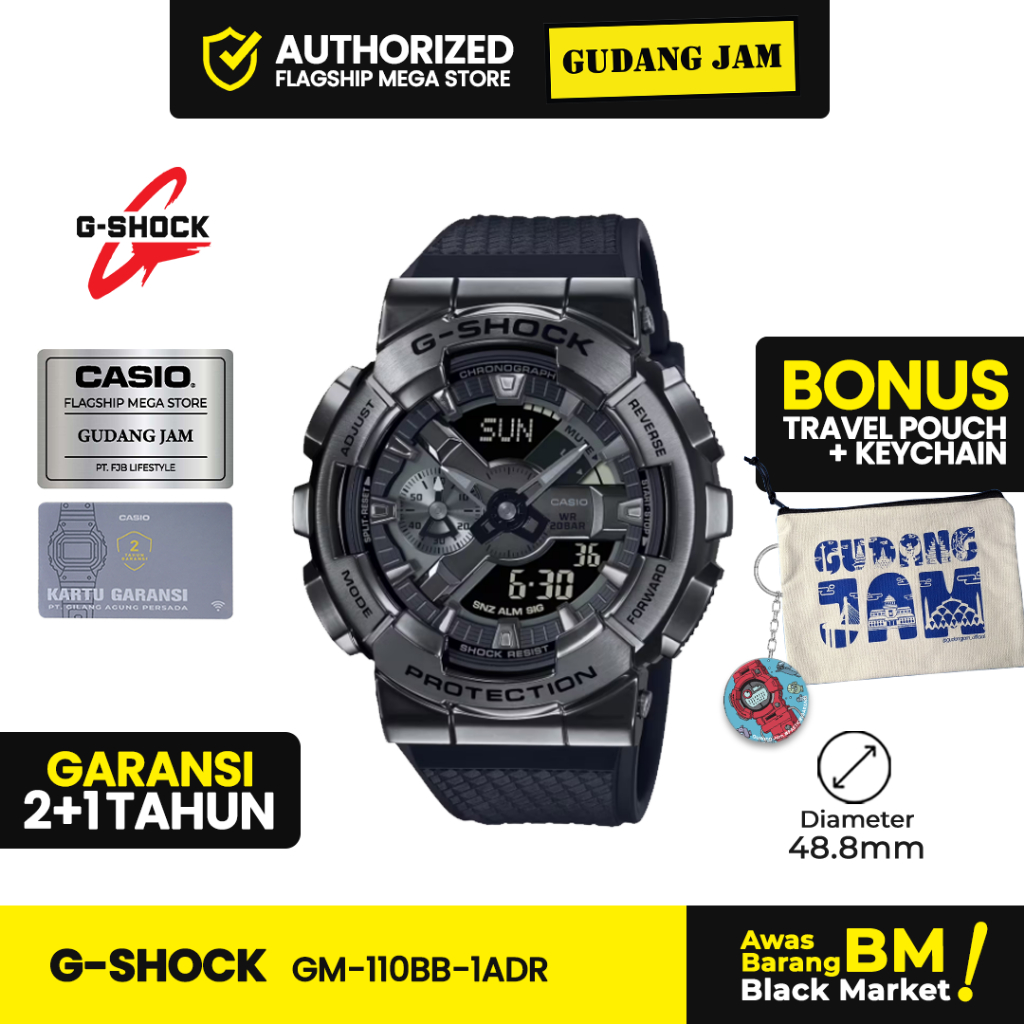 Jam Tangan G-Shock GM-110BB-1ADR GM-110BB GM-110 GM110BB GM 110BB