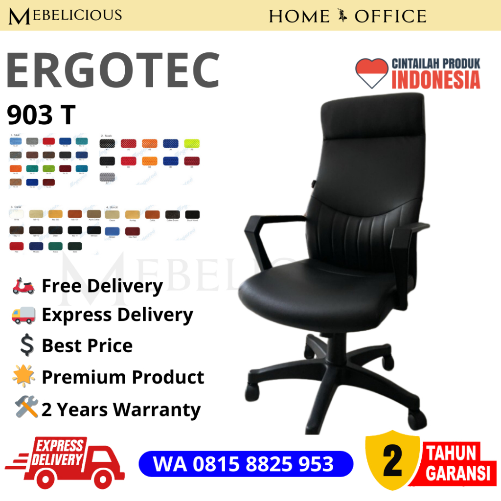 Kursi Kantor Direktur 903 T - Ergotec - Office Chair