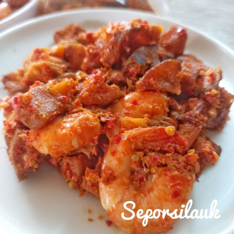 

SAMBEL GORENG KENTANG UDANG