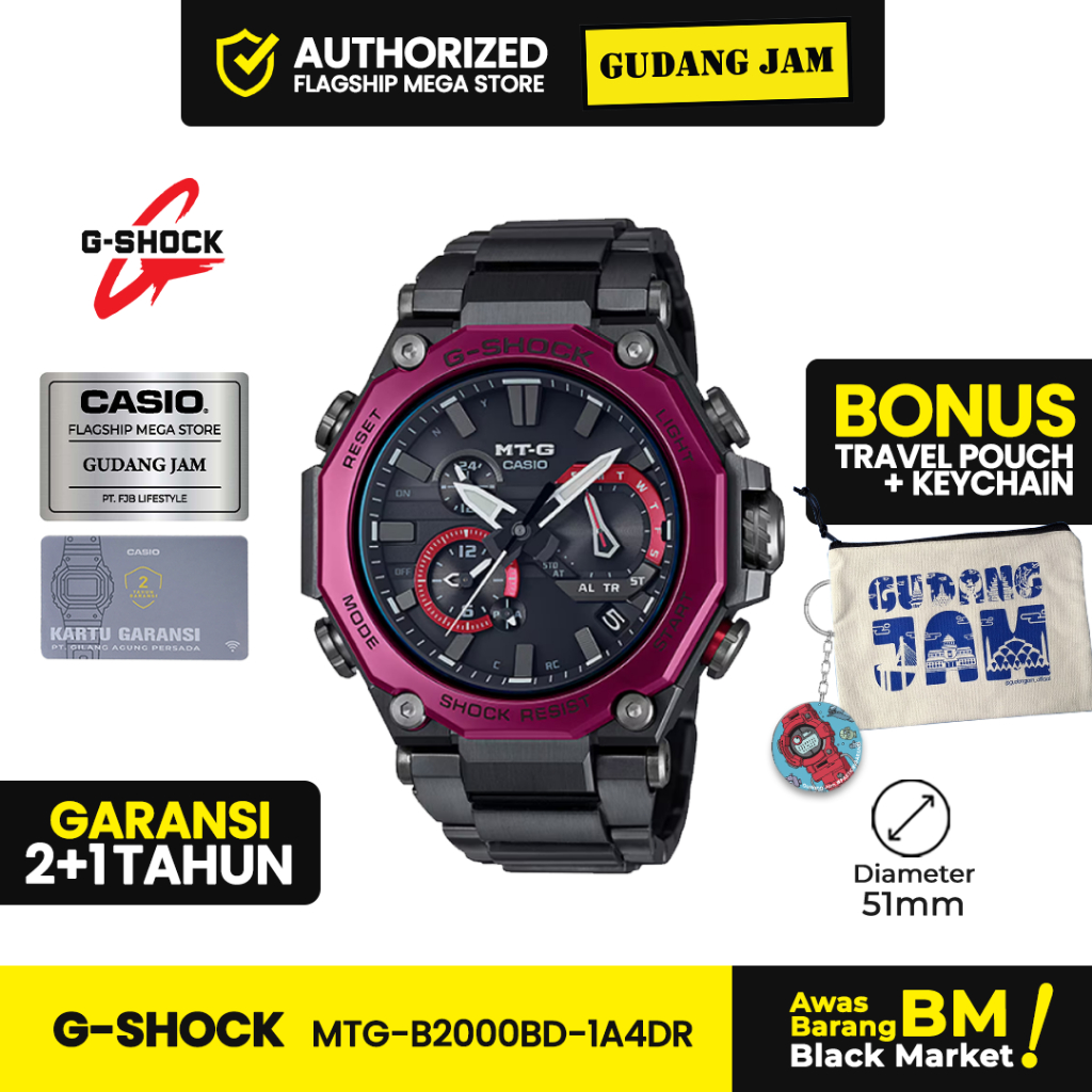Jam Tangan G-Shock MTG-B2000BD-1A4DR MTG-B2000BD MTG-B2000 MTGB2000BD