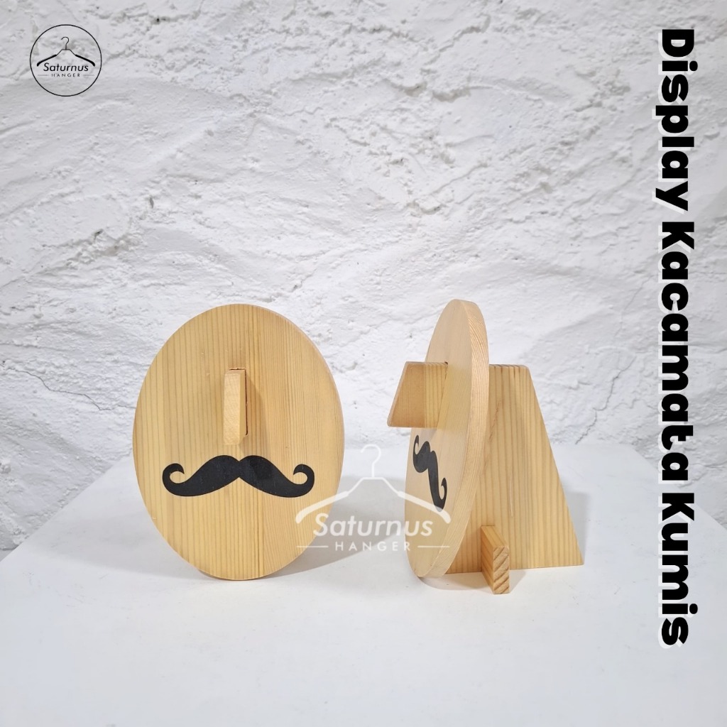 Display Kacamata Kayu Pajangan Multifungsi Display Kotakan Hiasan Rumah DIY Rumah Stand Kayu Kacamat