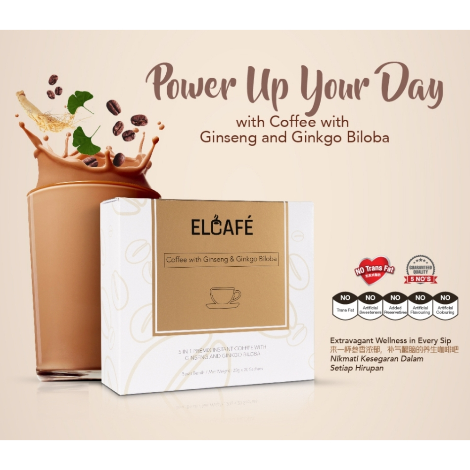 

ELCAFE COFFEE PREMIUM UPGRADE ISI 20 SACHET