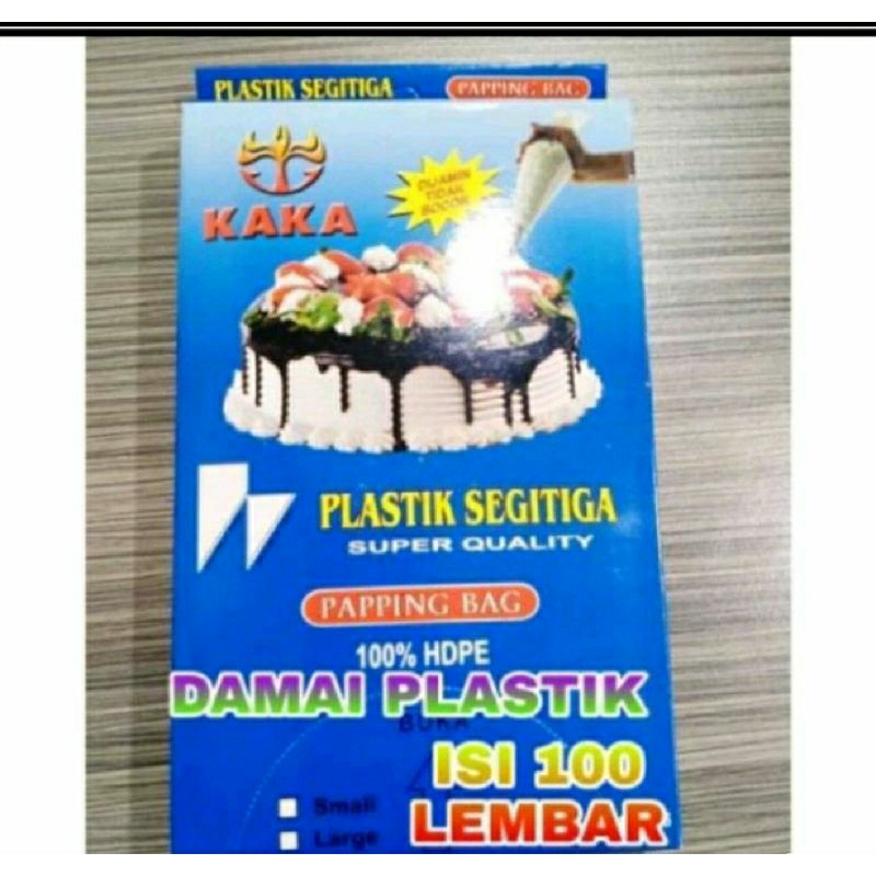 

pelastik papingbag/ plastik segitiga 1pak isi 100pcs