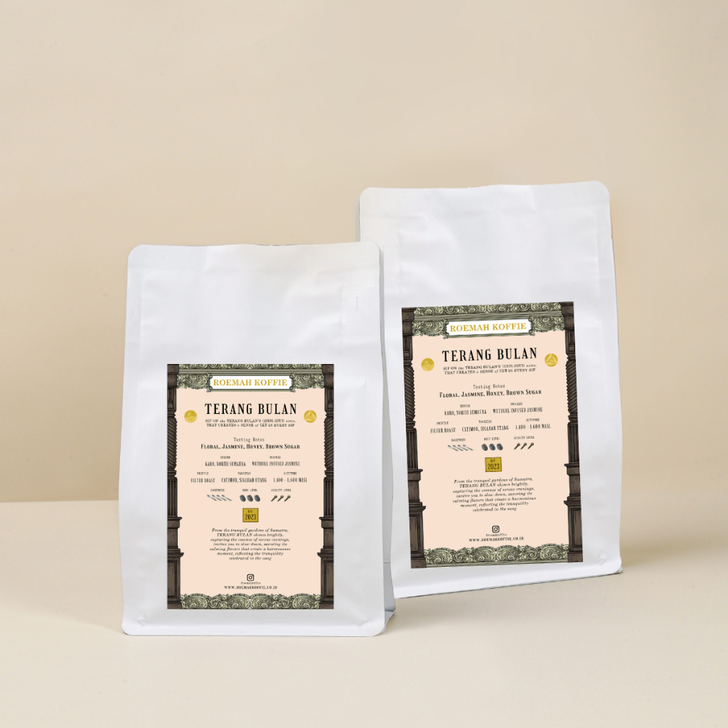 

Terang Bulan (Jasmine Infused) 1 Kg - Roemah Koffie - Filter Roast - Single Origin