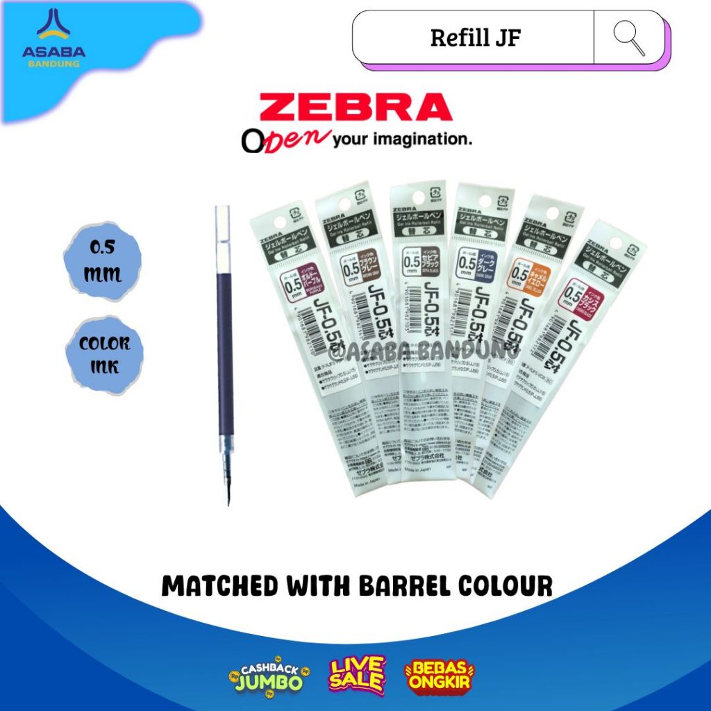 

Asaba Bandung - Zebra Refill Medium JF- 05