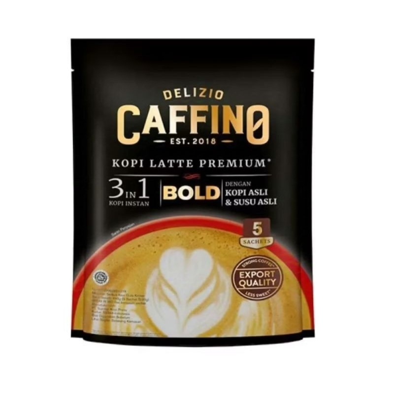 

Caffino BOLD Kopi Latte Premium 3 in 1 Kopi Instant isi 5 sachet