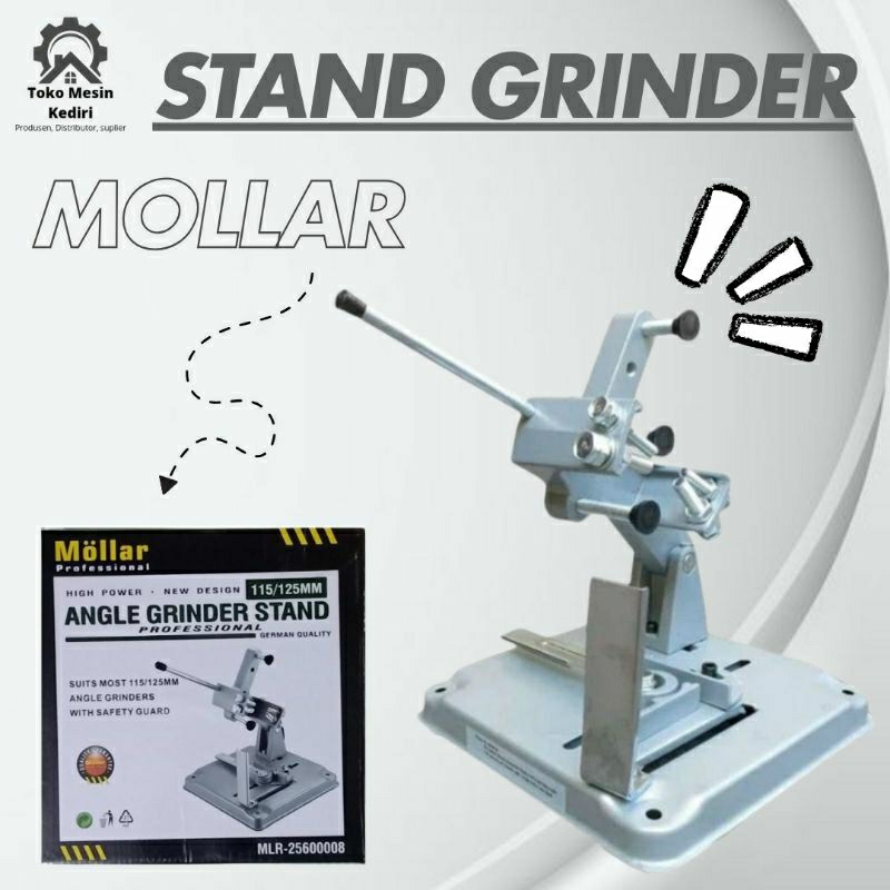 Mollar Stang Gerinda - Stand Grinda duduk - Dudukan Gerinda