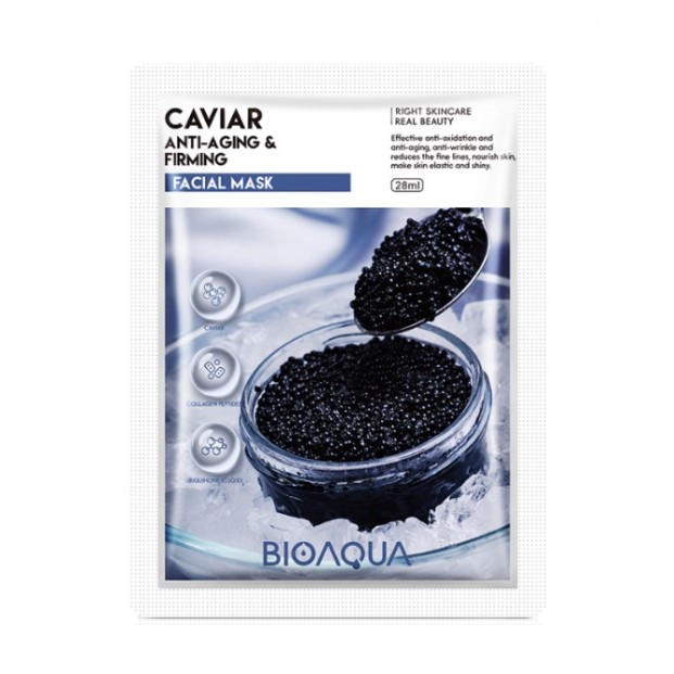 Bioaqua Nourish Sheet Mask Caviar Anti-Aging 28ml