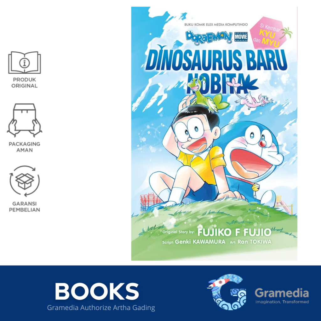 Gramedia MAG - Doraemon Movie: Dinosaurus Baru Nobita Si Kembar Kyu dan Myu