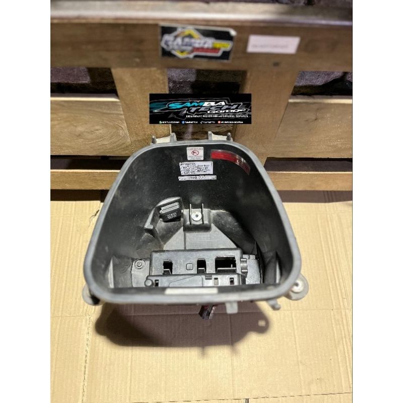 BOX BAGASI JOK MOTOR SUPRA X 125 FI K41 TAHUN 2015-2022 ORIGINAL COPOTAN