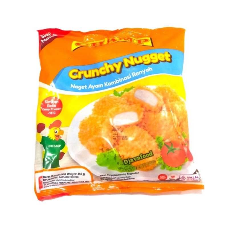 

Nugget Champ Crispy Crunchy nuget ayam crispy naget bubble kombinasi