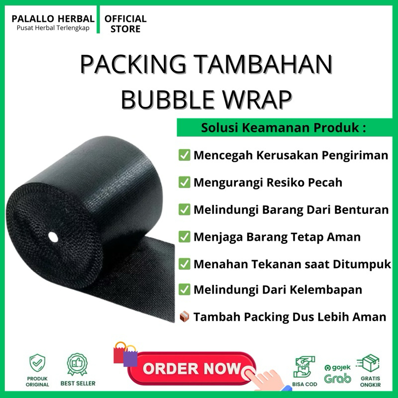 

EXTRA BUBLE WRAP TAMBAHAN PACKINGAN AMAN