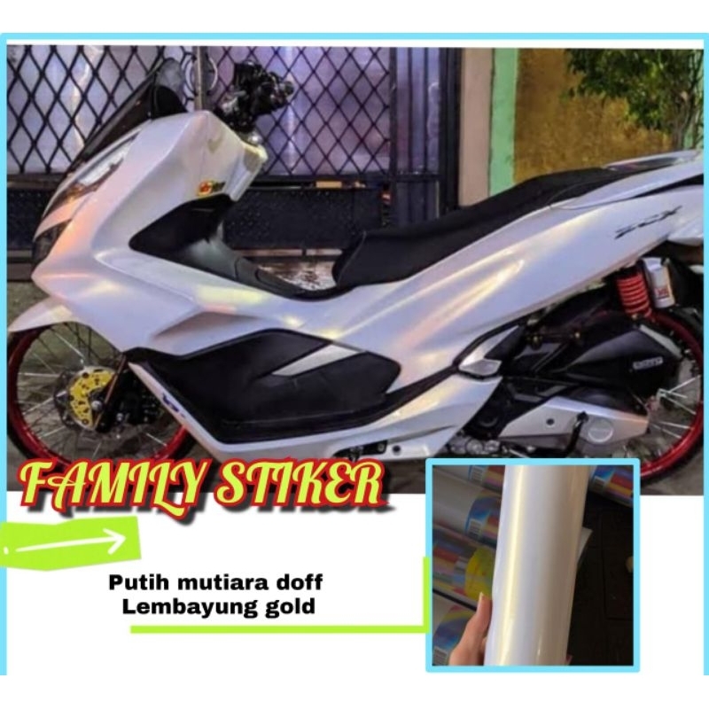 STIKER SKOTLET PUTIH LEMBAYUNG GOLD DOP STIKER PREMIUM SKOTLET PREMIUM