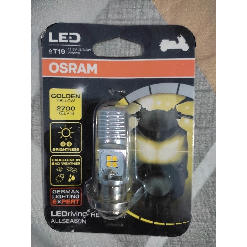 Lampu motor OSRAM kuning LED