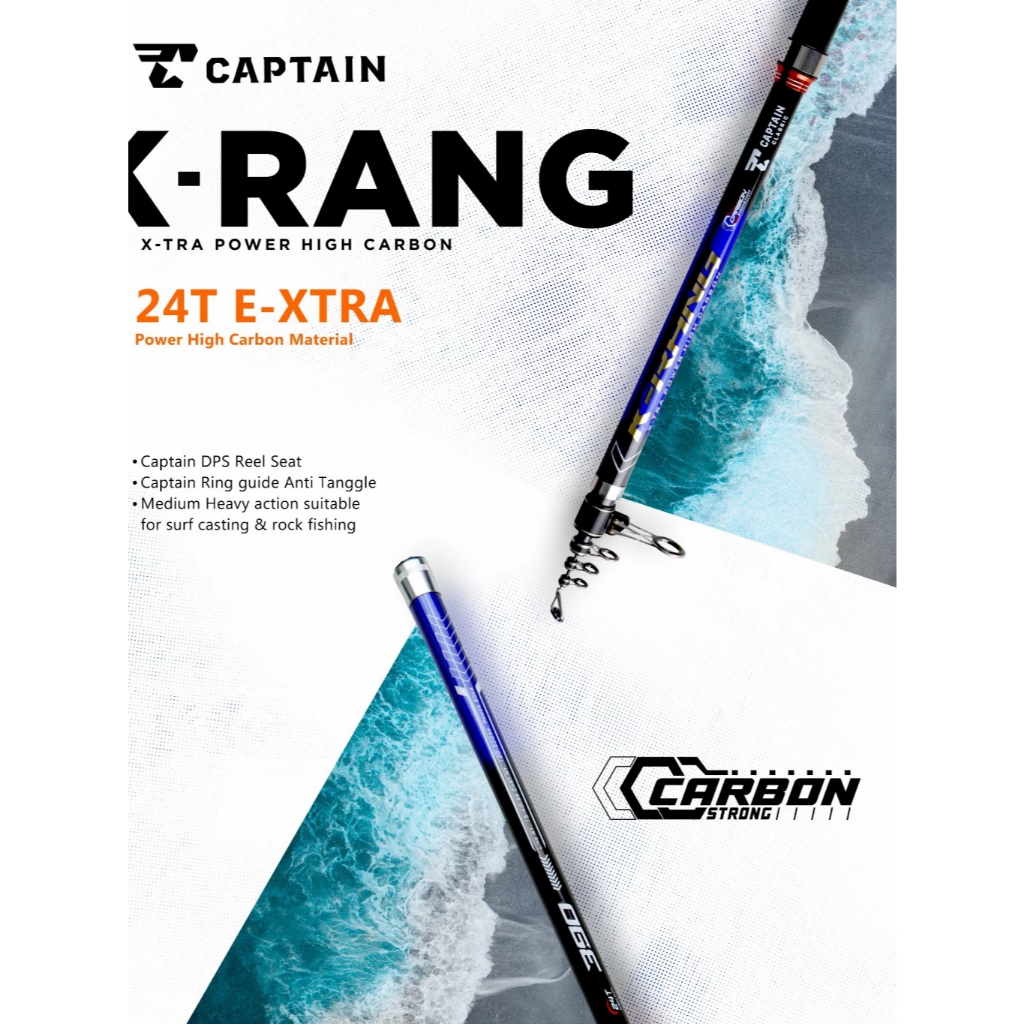 Joran Surf Captain K-rang Carbon 360cm 390cm 420cm 450cm